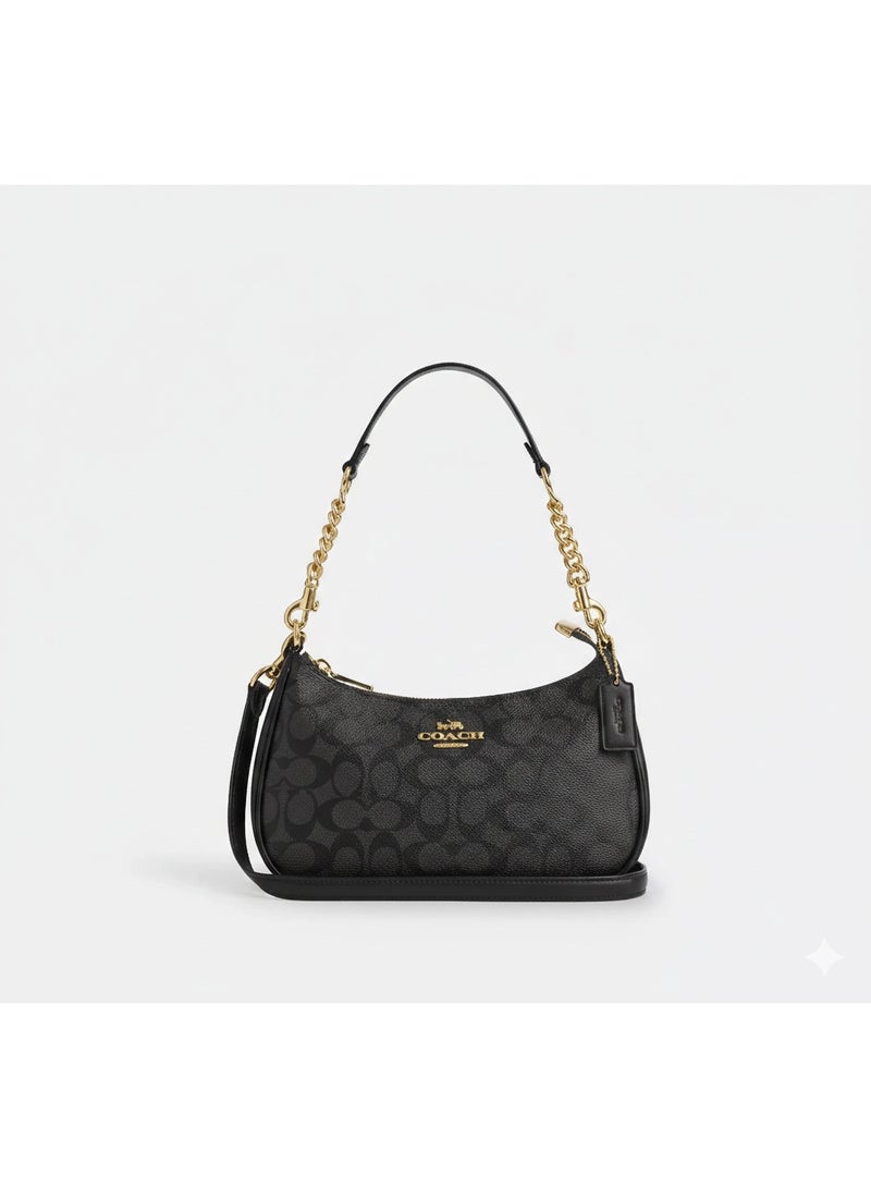 coachoutlet Teri Mini Crossbody Bag in Signature Canvas – Compact Everyday Crossbody with Detachable Straps - Image 1